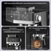 Espressomaschine mit integriertem Mahlwerk und Doppelauslauf