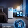 Mobile Klimaanlage mit 9000 BTU, Fenster-Set mit Abluftschlauch