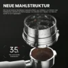 Espressomaschine mit integriertem Mahlwerk und Doppelauslauf