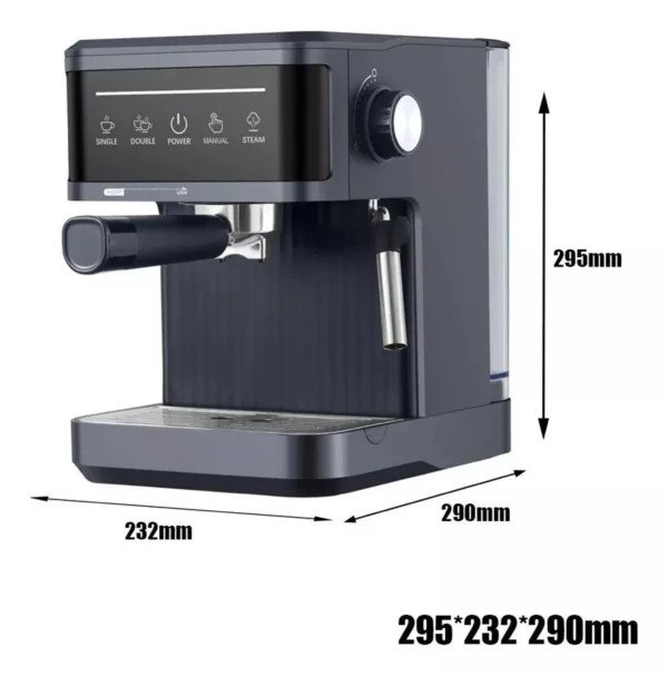 Espressomaschine 20-bar mit Milchaufschäumer & Touchscreen
