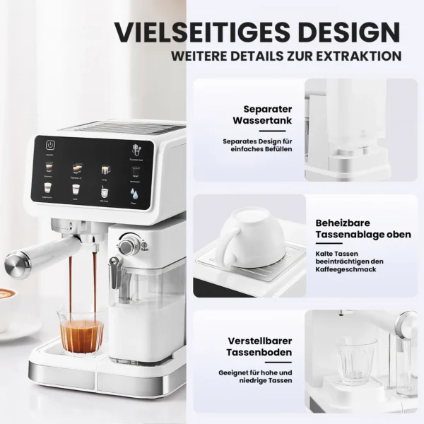 A9884fdcac6b94b93802e253a67e97b62s.webp Espressomaschine 20-bar mit autom. Milchaufschäumsystem