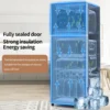 Kühl- Gefrierschrank-Kombination 92L mit LED-Leuchten