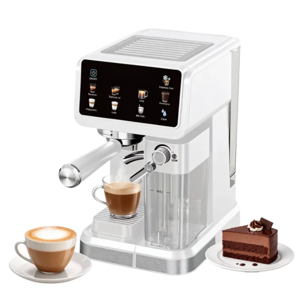 Espressomaschine 20 Bar mit Milchaufschäumer für Kaffeegenuss Espressomaschine 20 Bar mit Milchaufschäumer für Kaffeegenuss