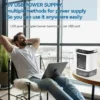 Tragbare Mini-Klimaanlage mit 900 ml Wassertank & Luftkühler