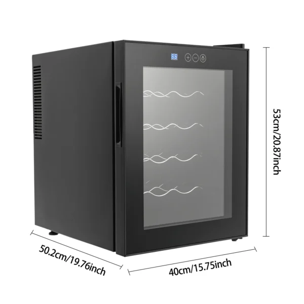 Weinkühlschrank mit LED-Anzeige 48L für 20 Flaschen