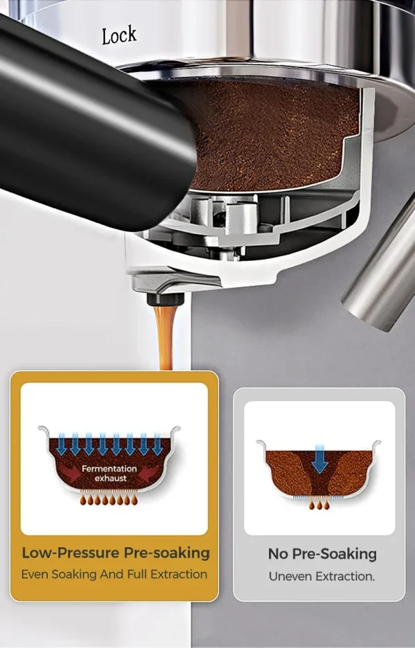 S1504c3240e3b4680ba7aee253c5744baj.webp Kaffeevollautomaten aus Edelstahl 20Bar perfekte Lösung für Cafés