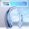 Halsventilator geräuschlos mit LED-Digitalanzeige