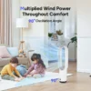 Turmventilator ohne Flügel 24-Zoll mit Filter & Timer
