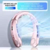 Halsventilator geräuschlos mit LED-Digitalanzeige