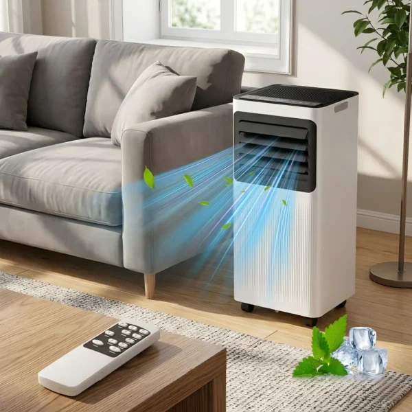 Mobile Klimaanlage 7000/9000 BTU mit 24-Stunden-Timer