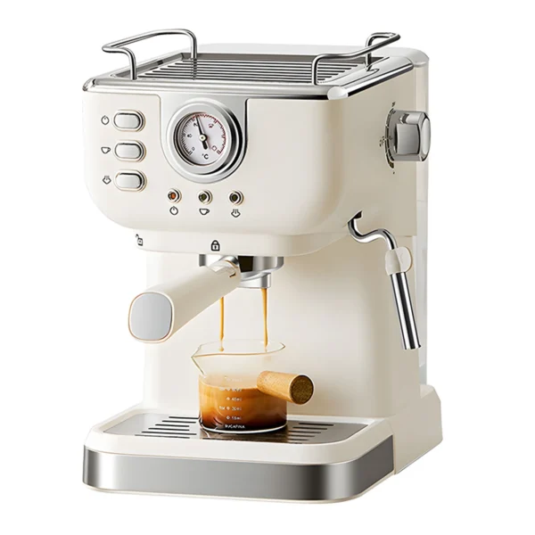 Kaffeemaschine 20 bar mit 1,5 l großen Fassungsvermögen