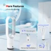 Turmventilator ohne Flügel 24-Zoll mit Filter & Timer