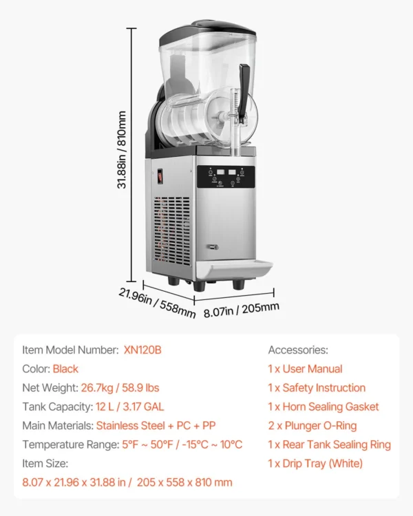 S374c61f9cac64ba8a139d1194168dd52p.webp Slushy-Maschine mit 1–3 Tanks aus Edelstahl 3–36 l