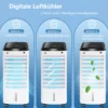 Mobilklimagerät mit Fernbedienung und 4-Liter-Wassertank