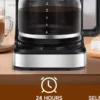 S443b4d1d4c494c268f99425a21322752y.webp Filterkaffeemaschine für 12 Tassen mit Timer und Abschaltautomatik