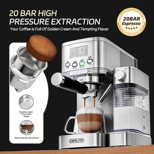 S4a8b86fa5f0044b483102a3715303b522.webp Kaffeevollautomaten aus Edelstahl 20Bar perfekte Lösung für Cafés