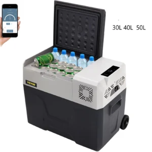 Mini-Autokühlschrank 220 V – 30 l, 40 l, 50 l für Camping und Picknick Mini-Autokühlschrank 220 V – 30 l, 40 l, 50 l für Camping und Picknick