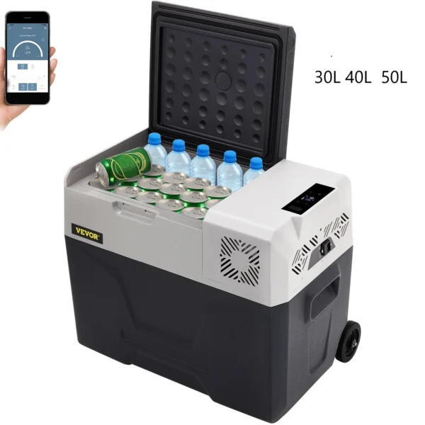 Mini-Autokühlschrank 220 V – 30 l, 40 l, 50 l für Camping und Picknick