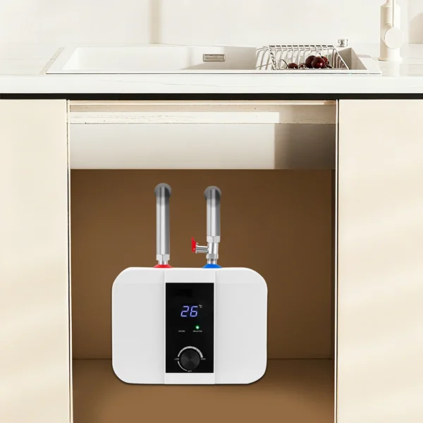 Warmwasserbereiter aus Edelstahl 6 l, 1500 W für unter der Spüle