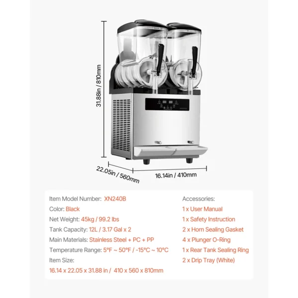 S55b3df16b05c4742979736d060699f99Q.webp Slushy-Maschine mit 1–3 Tanks aus Edelstahl 3–36 l