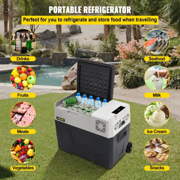 Mini-Autokühlschrank 220 V - 30 l, 40 l, 50 l für Camping und Picknick