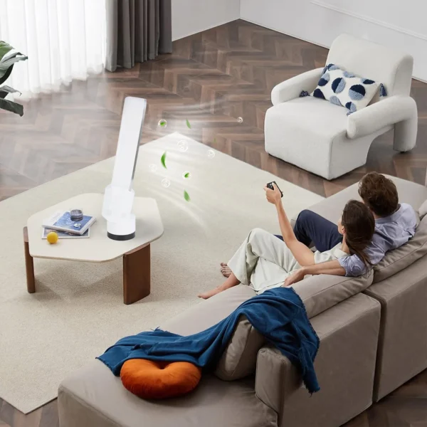 Turmventilator ohne Flügel 24-Zoll mit Filter & Timer