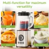 S80bd162af3004fec9750734703db3e9fA.webp Smoothie-Mixer und Entsafter mit 1300 W und Edelstahlklingen