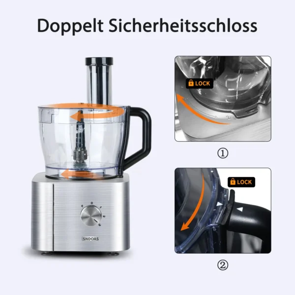 S833542fa2609415aa7bf1a8e8bb8267fr.webp Küchenmaschine mit drei Geschwindigkeitsstufen 3,2 l + 1,5 l