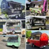 Voll ausgestatteter Caravan-Bar-Anhänger mit kompletter Küche