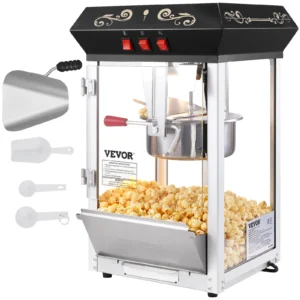 Popcornmaschine 850W mit 8-Unzen-Kessel für Kino-Popcorn