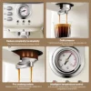 Kaffeemaschine 20 bar mit 1,5 l großen Fassungsvermögen