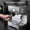 Kaffeemaschine 15-bar mit integr. Mahlwerk & Milchaufschäumer