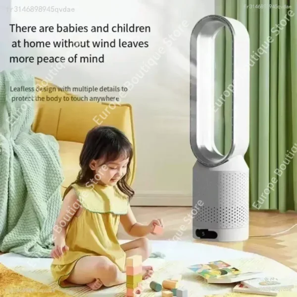 Sac5823e6ba034937a222f2987ba4bb9fc.webp Flügelloser Ventilator für die Luftreinigung und Luftzirkulation