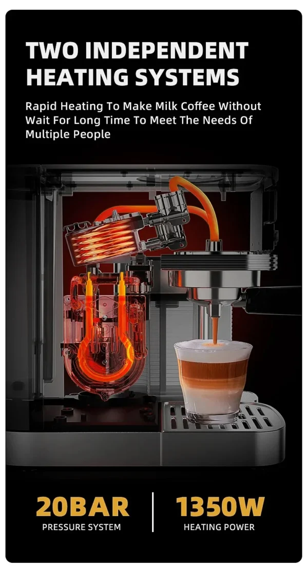 Sae51be6fe0c44d15893c8e274b64eee0R.webp Kaffeevollautomaten aus Edelstahl 20Bar perfekte Lösung für Cafés