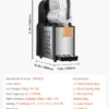 Sb31f4b99331b48379cc3b369ec14ccbaE.webp Slushy-Maschine mit 1–3 Tanks aus Edelstahl 3–36 l