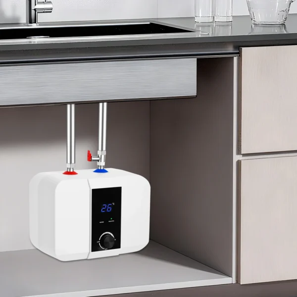 Warmwasserbereiter aus Edelstahl 6 l, 1500 W für unter der Spüle