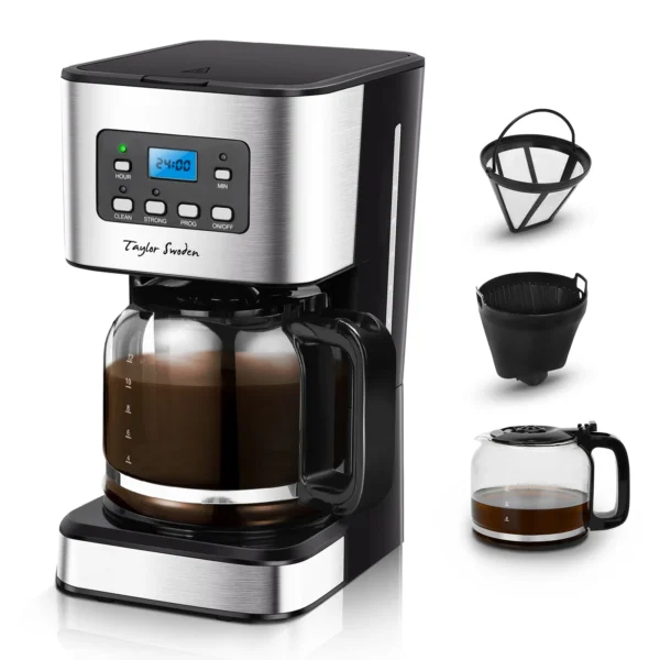 Sc9654d0b87a74dbb89167824589fb641v.webp Filterkaffeemaschine für 12 Tassen mit Timer und Abschaltautomatik