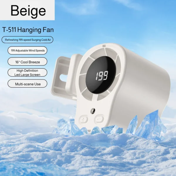 Mini-Ventilator USB-aufladbar für den Außenbereich