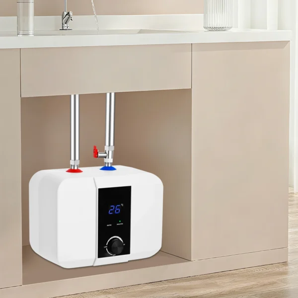Warmwasserbereiter aus Edelstahl 6 l, 1500 W für unter der Spüle