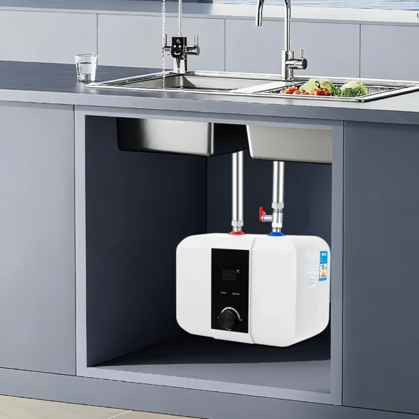Warmwasserbereiter aus Edelstahl 6 l, 1500 W für unter der Spüle