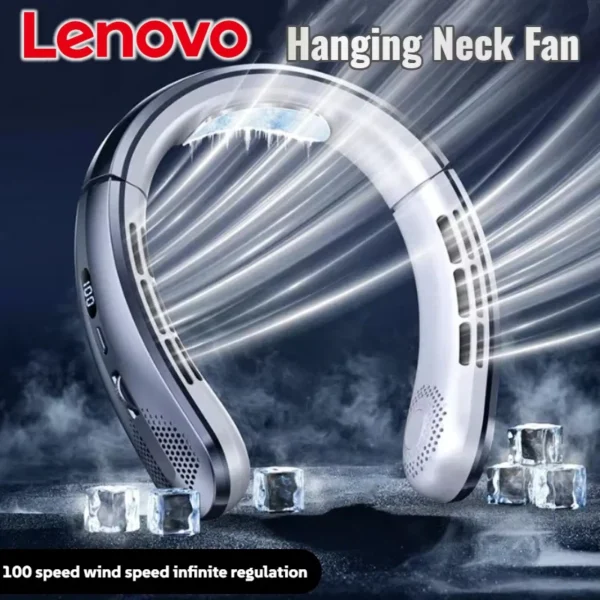 Halsventilator geräuschlos mit LED-Digitalanzeige