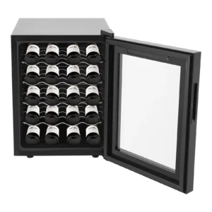 Weinkühlschrank mit LED-Anzeige 48L für 20 Flaschen Weinkühlschrank mit LED-Anzeige 48L für 20 Flaschen