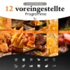 Multifunktions-Heißluftfritteuse 8,5L mit LED-Touch-Steuerung