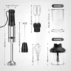 Stabmixer-Set 6-in-1 mit 12 Geschwindigkeitsstufen