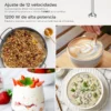 Stabmixer-Set 6-in-1 mit 12 Geschwindigkeitsstufen