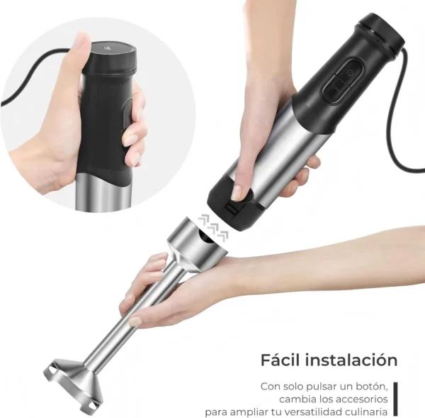 Stabmixer-Set 6-in-1 mit 12 Geschwindigkeitsstufen