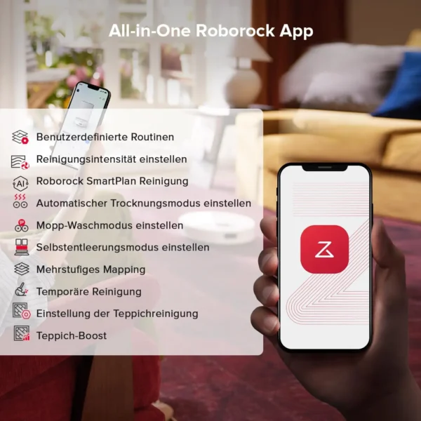 Ad1808edefb9a4b54b14f2bccdd1c96a1N.webp Staubsauger- und Wischroboter mit autom. Entleerung & Nachfüllung