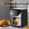 Multifunktions-Heißluftfritteuse 8,5L mit LED-Touch-Steuerung