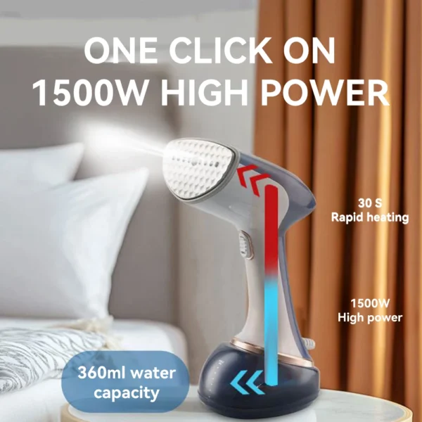 Handdampfglätter mit 360-ml-Wassertank 1500 W