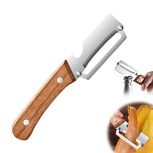 Gemüseschäler aus Holz mit ergonomischem Griff zum Schälen